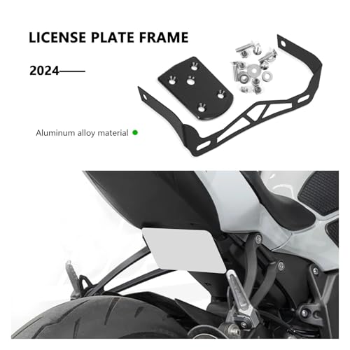 Support de Plaque d'immatriculation Moto Ninja ZX-6R 636 Noir - 6