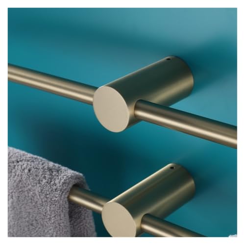 Toallero calefactable dorado con control térmico de 40-60° 6