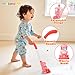 Meland Kids Cleaning Set - 8Pcs Toddler Broom and Toy Vacuum Cleaner, Pretend Play Children House Cleaning Toys, Christmas Birthday Gift for Girls and Boys