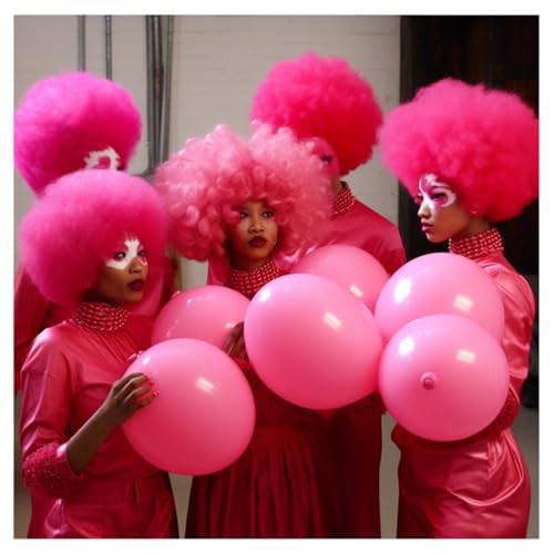 Image of LIULIUBTY Short Bob Hair Wigs Straight with Flat Bangs Synthetic Colorful Cosplay Daily Party Neon Wig for Women + Free Wig Cap 12 inch Natural As Real (Afro, Green)
