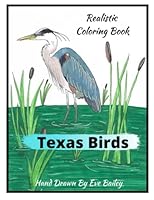 Texas Birds: Realistic Coloring Book B09LGWT2ZG Book Cover