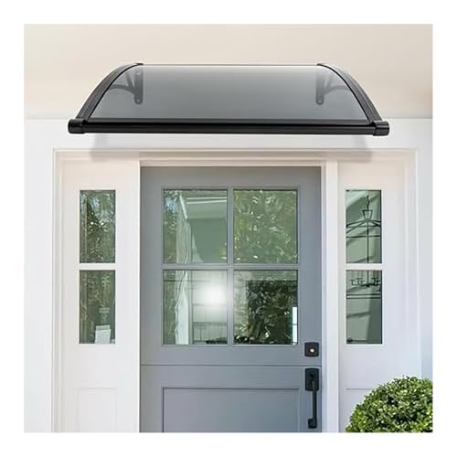 Auvent en aluminium structure solide et polycarbonate premium pour entrée