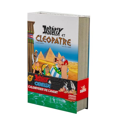 Cinereplicas Astérix - Calendrier de l’Avent Astérix & Cléopâtre 2026-24 cadeaux inclus - Papeterie & Petits Accessoires - Licence Officielle
