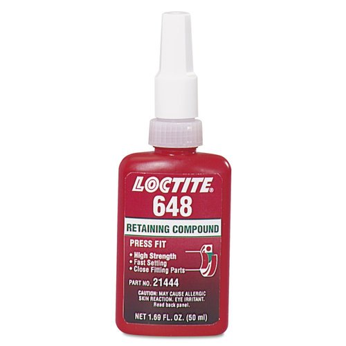 Loctite 21444 648 50ml Press Fit High Strength Rapid Cure Retaining Compound Bottle