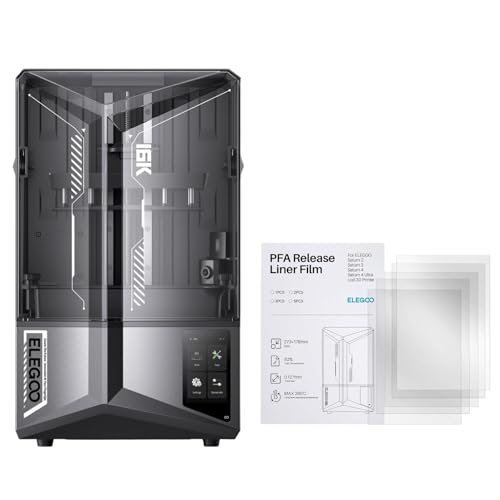 ELEGOO ELEGOO Saturn 4 Ultra 10" 16K Resin 3D Printer and ELEGOO PFA Release Liner Film 5PCS for Saturn 4 Ultra 16K