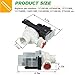 137221600 134051200 Washer Drain Pump by Techecook (365-DAYS WARRANTY) - Fit for Kenmore Frigidaire Washing Machine - Replacement Part 137108100 137151800 134740800 AP5684706 134740500 PS7783938