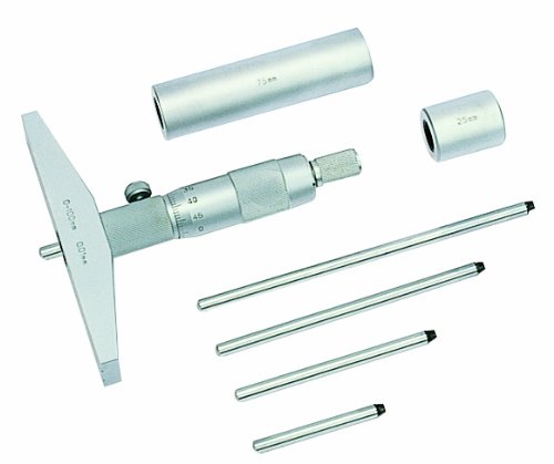Micromètre profondeur 0/200 mm Metrica 44091 évite erreurs usinage