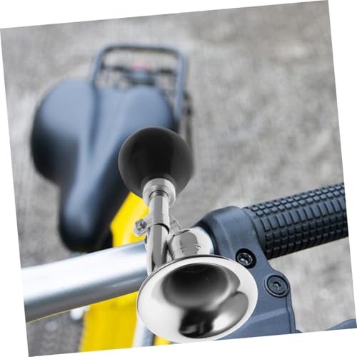 Sonnette vélo accessoire guidon robuste pack de 3 cornes rétro