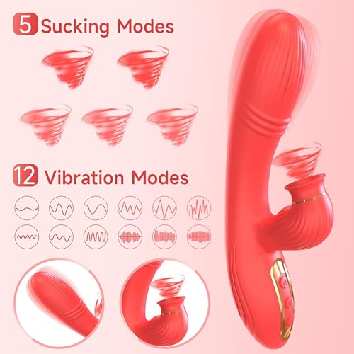 Vibradores 12 Velocidades Vibrando e Sugando Para Mulher Estimulador Clitóris Brinquedos Adultos