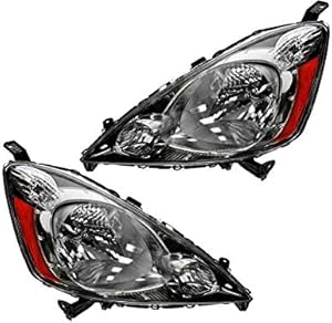 Headlight Assembly Set of 2 - Compatible with 2009-2011 Honda Fit Sport