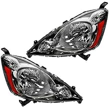 Marketplace Auto Parts Headlight Assembly Set of 2 - Compatible with 2009-2011 Honda Fit Sport
