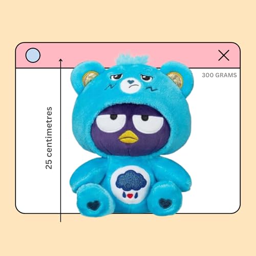 Image of Flufies Plush with Free Squishy - Soft Toys for New Born Baby and Baby Boy - Soft Toy for Home Decor (Maru Bear as Grumpy Bear)
