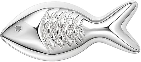 Silver Fish Idol/Statue/Figurine for Vastu and Wealth| Chandi ki Machli | Handcrafted Fine Silver Decorative Showpiece | Good Luck Symbol for Home, Office (1 Gram)