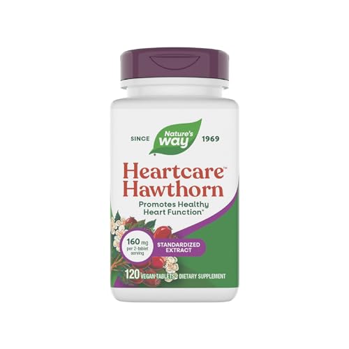 Nature's Way HeartCare Hawthorn Standardized Extract, Daily Support,120 ct - image 1