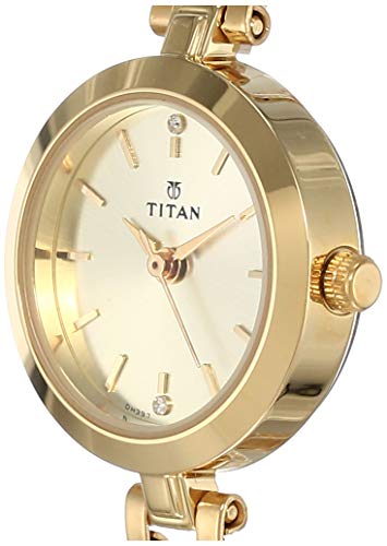 Titan Karishma Analog Champagne Dial Women's Watch -NM2598YM01 / NL2598YM01/NM2598YM01 - Image 2
