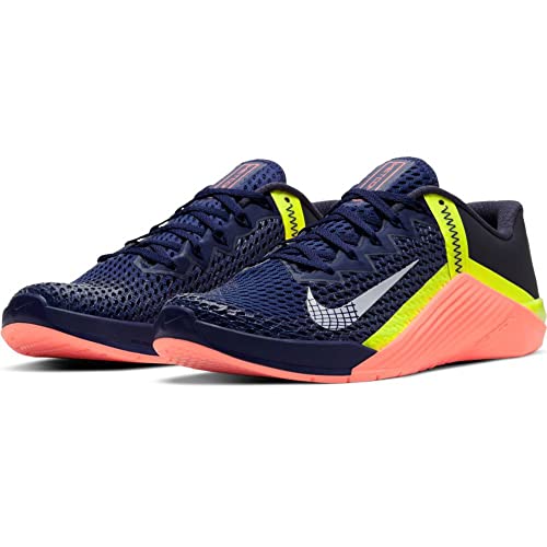 Nike Nike Men's Metcon 9 Sneaker, Deep Royal Blue MTLC Platinum BRT Mango Blackened Blue Cyber, 7.5 US