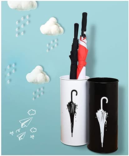 Porte-parapluies intérieur blanc ou noir pour ranger vos cannes sans encombrer - 2