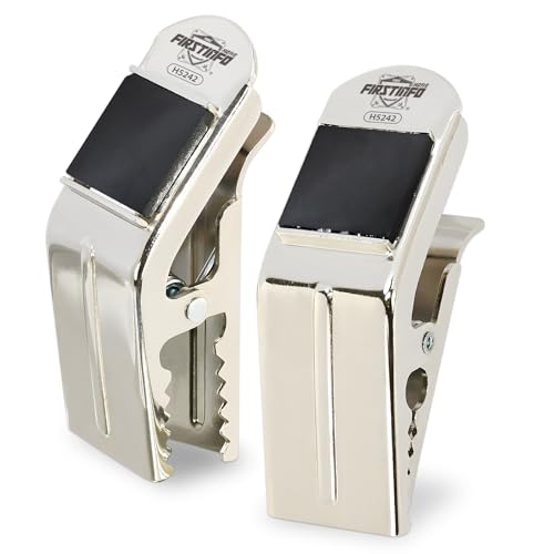 FIRSTINFO H5242 Magnetic Brush Clip and Paint Can Opener, All Metal, Pack of 2, for Holding Brush & Can Opener
