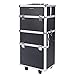 Produktbild SONGMICS Alu Kosmetikkoffer Größe Trolley Box case 2 in 1, Schwarz JHZ05B, XXL