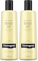 Neutrogena Light Sesame Body Oil 250mL|Moisturises Dry Skin|Provides Soft & Silky Skin with a Radiant, Healthy Glow (Pack of 2)
