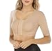 BRABIC Shaper Tops for Women Arm Compression Post Surgery Front Closure Bra Tank Top Shapewear (Beige, XL)