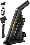 COSYAIREY 15000PA Hand Vacuum Cordless Rechargeable, 135° Ergonomic Handle Handheld Vacuum Cordless