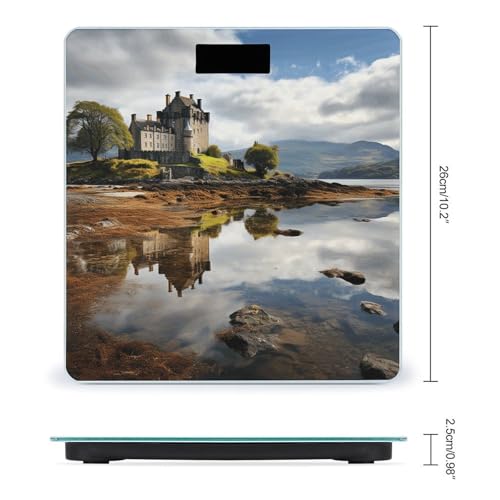 Báscula digital personal RLDOBOFE de vidrio templado miniatura 2