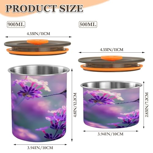 Envase hermético de acero inoxidable para café 500 ml miniatura 2