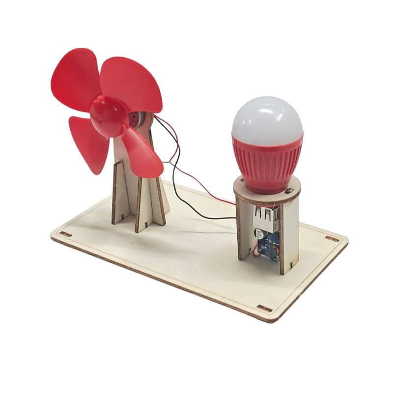 ERH India Wind Mill Science Project Experiment Working Model Kit STEM Toy for Kids, DIY Windmill Generator Experiment for School or Home-picture-38