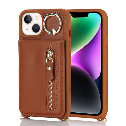 Zouzt for iPhone 13 Mini Case with Cord and Card Holde - Image 4