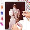 A Study in Pink Aka Portrait of Mrs Robert P McDougal Painting by William Merritt Chase Diamond Painting Kits for Adults, 5D Paint with Diamonds,DIY Painting Kit Paint by Number Birthday Gifts #2