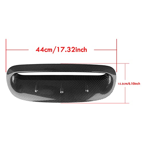 Rejilla de ventilación para capó de Mini Cooper S R53 R50 2002-2005 en negro brillante 6