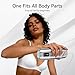 Laser Hair Removal LIJAI IPL Hair Removal Device for Women & Men, 999,999 Flashes Painless Long-Lasting Results, at Home Hair Removal in 8mins for Armpits Legs Arms Bikini Line, Silver