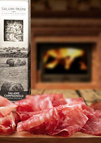 Miniatura 9 de Salame Campagnolo, Salami Traditional Italiano, Salumi Pasini 600 G