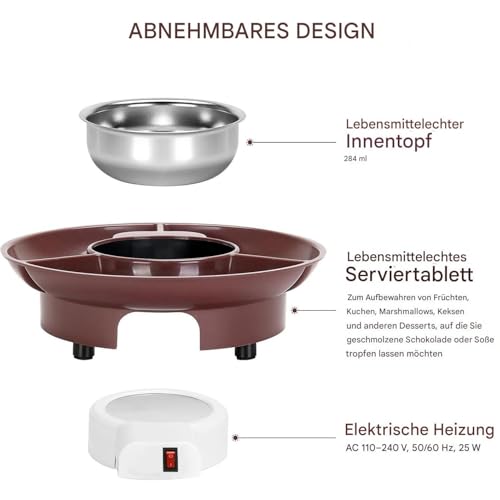 Chauffe-beurre pour crème et café au lait avec accessoires de table
