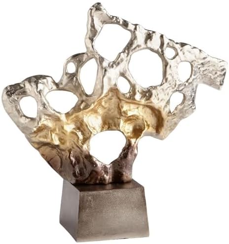 Cyan Design 10189 Sculpture, Nickel and Champagne