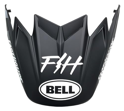 Bell Helmets Visor for Moto-9S Flex Fasthouse MC Core Helmets - Matte Black/Yellow