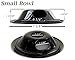 Range Kleen P119204X Style B 4 Pack Round Black Porcelain Drip Pans