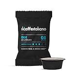 aeg lavazza a modo mio entkalken Verpackung mit 100 Kaffekapseln Dek, kombpatible mit Lavazza a Modo Mio