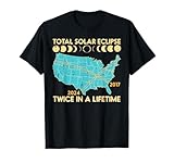 Total Solar Eclipse Twice Lifetime 2017 2024 Men Women Kids T-Shirt