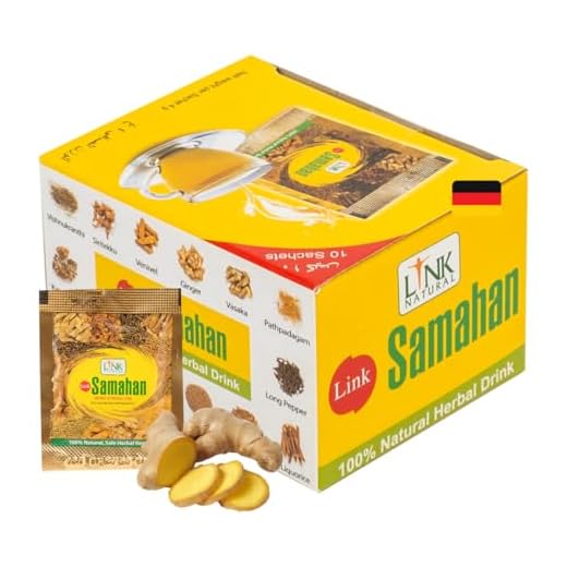 Link Natural Samahan Tee – Direktversand aus Deutschland – 100% Authentischer Ayurvedischer Kräutertee – 25 Beutel (100g)