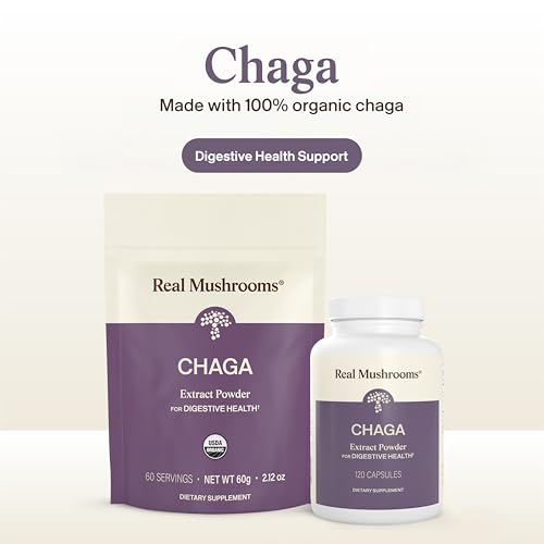 Real Mushrooms Organic Chaga Capsules