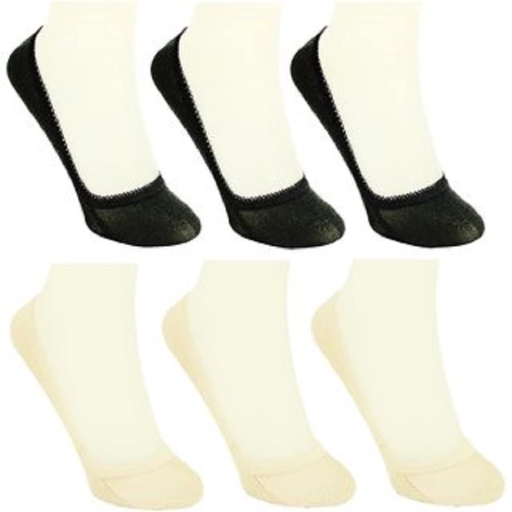 foxston FASHION BELLY COTTON SOCK FOR WOMANS & GIRLS(PACK OF 06,BLACK,BEIGE) Free Size-picture-14