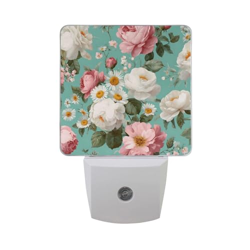 Lámpara de noche con sensor automático y luz LED blanca miniatura 7