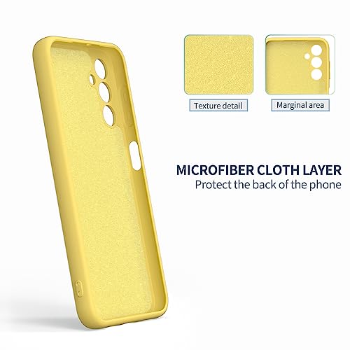 Coque Samsung A14 5G jaune pour protéger votre téléphone en voyage