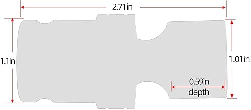 Miniatura 376 de Enchufe de impacto de 6 PT de 1/2" x 0.827 in de profundidad, CR-MO, 1/2 pulgada de accionamiento de 6 puntos para una fácil extracción