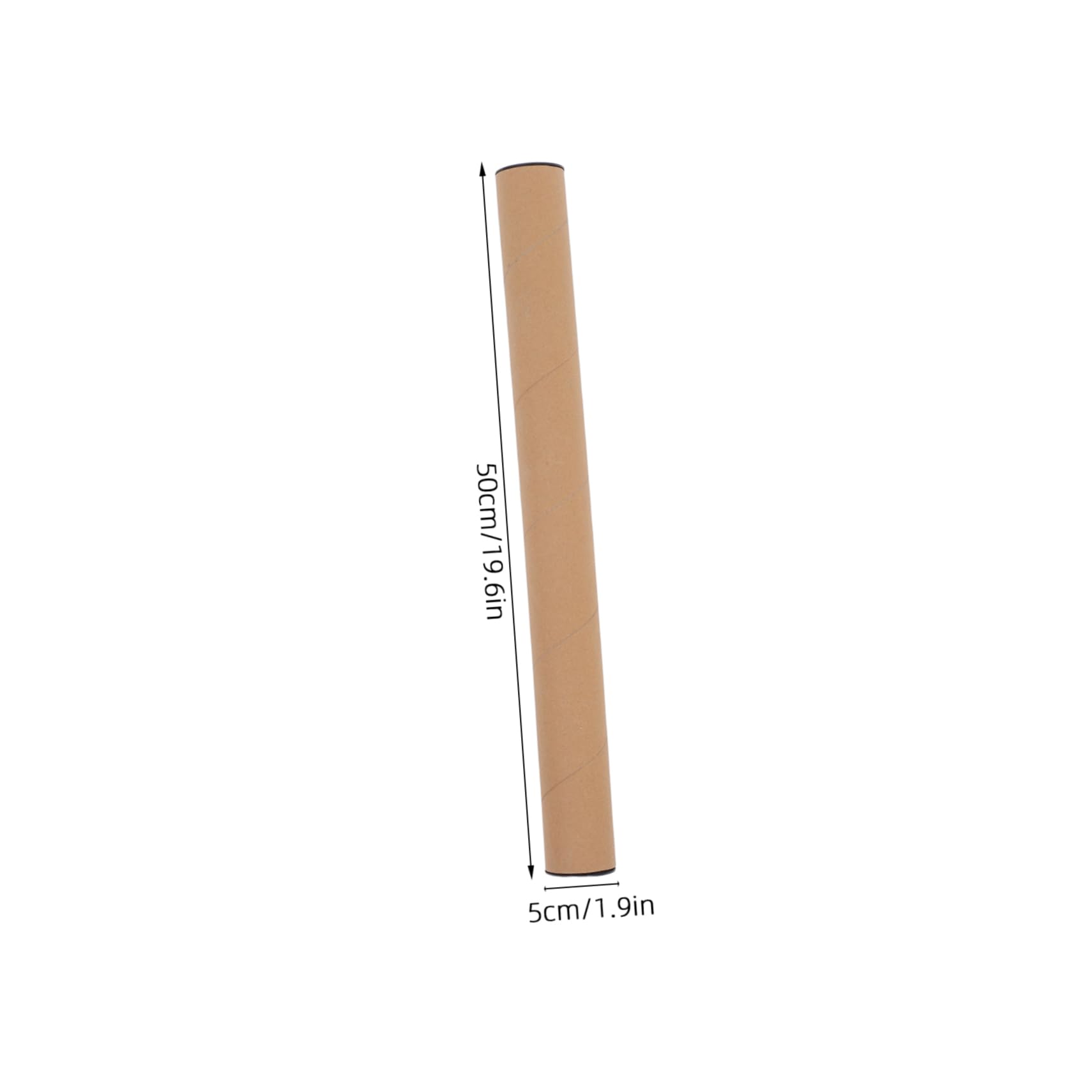 Abaodam 10 Pcs Tubes Maissage Avec Capas Plastique Tube De Cardin