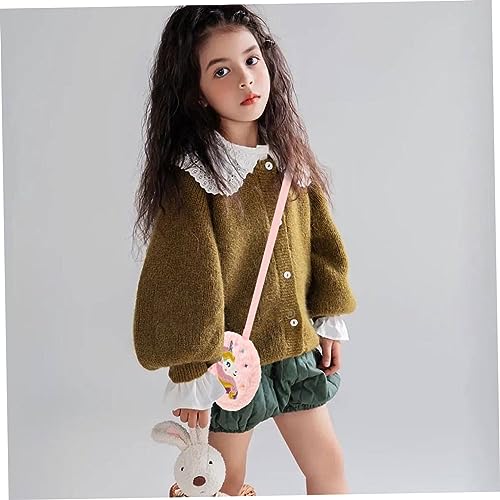 Unicorn Plush Crossbody Bag for Cute Wear Resistant Coin Storage Pouch Lightweight Shoulder Bag for Accessory for Little3