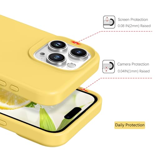 Coque iPhone 15 Pro Max silicone liquide premium doublure microfibre douce - 5