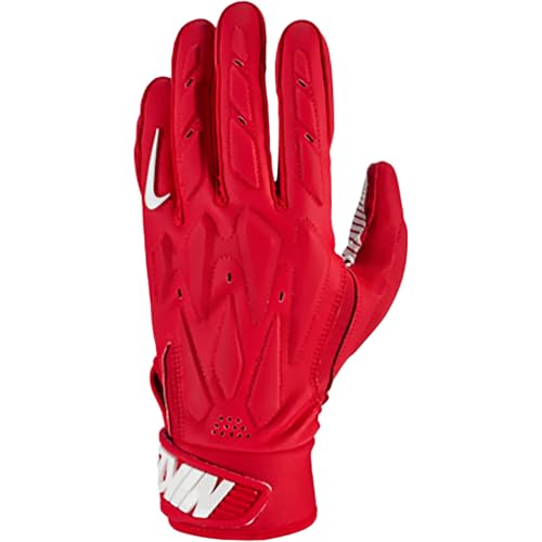 Nike D-Tack 7.0 Lineman Football Gloves University RED | White, X-Large